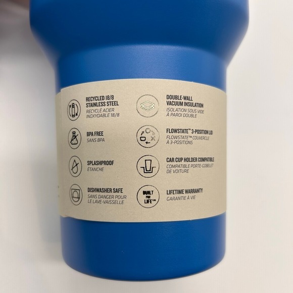 New Stanley‎ Quencher H2.0 Flowstate Tumbler 40oz Blue Azure Reverb Travel Steel - Picture 9 of 12